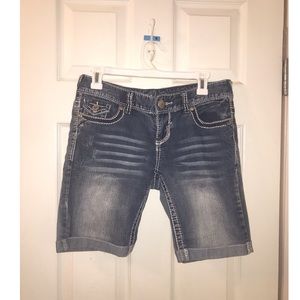 Jean shorts size 8